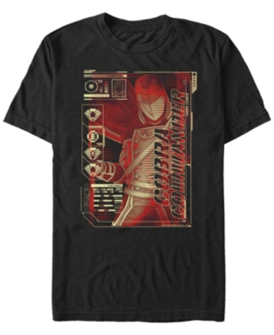 Fifth Sun Men's G.i.joe Cobra Commander Short Sleeve T-shirt In Black