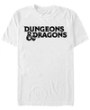 FIFTH SUN MEN'S DUNGEONS AND DRAGONS STACKED TEXT LOGO SHORT SLEEVE T-SHIRT