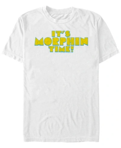 Fifth Sun Men's Morphin Time Short Sleeve Crew T-shirt In White