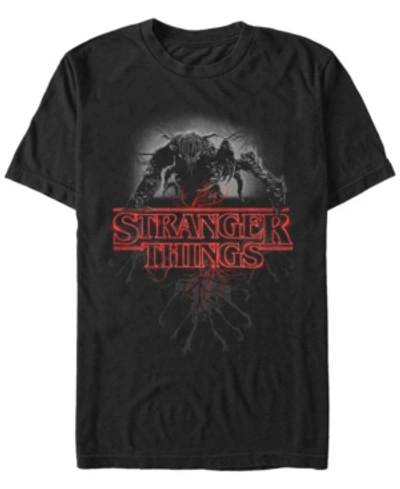 Fifth Sun Men's Stranger Things Demogorgan Poster Short Sleeve T-shirt In Black