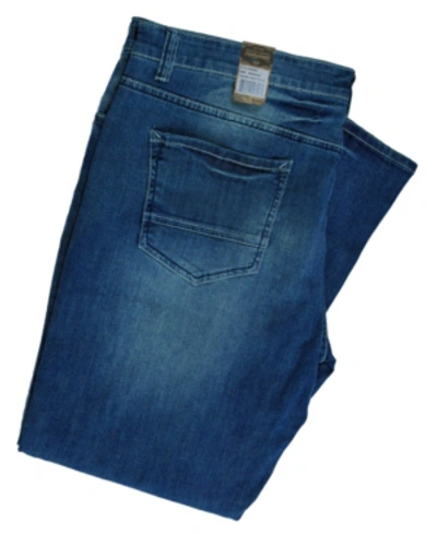 Flypaper Men's Big Tall Boot Cut Regular Fit Work Pants Jeans In Blue