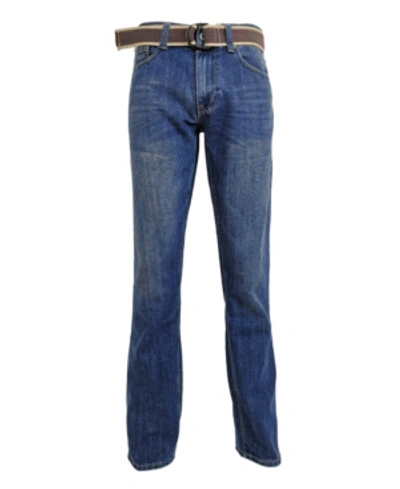 Flypaper Men's Straight Leg Regular Fit Fashion Jeans In Blue