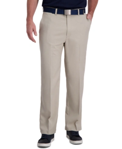 HAGGAR COOL RIGHT PERFORMANCE FLEX CLASSIC FIT FLAT FRONT PANT