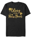 MONOPOLY MONOPOLY MEN'S MS MONOPOLY BLING IN THE NEW YEAR SHORT SLEEVE T-SHIRT
