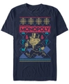 MONOPOLY MONOPOLY MEN'S CHRISTMAS STYLE SHORT SLEEVE T-SHIRT