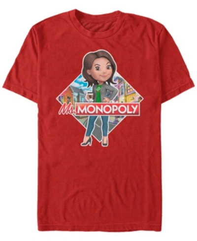 Monopoly Men's Ms  Logo Short Sleeve T-shirt In Red