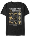 MONOPOLY MONOPOLY MEN'S CHOOSE YOUR PLAYER ICONS SHORT SLEEVE T-SHIRT