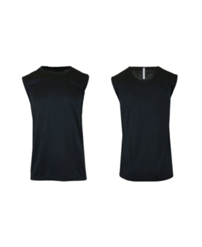 GALAXY BY HARVIC MEN'S MOISTURE-WICKING WRINKLE FREE PERFORMANCE MUSCLE TEE