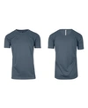 Galaxy By Harvic Men's Short Sleeve Moisture-wicking Quick Dry Performance Tee In Charcoal