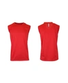 Galaxy By Harvic Men's Moisture-wicking Wrinkle Free Performance Muscle Tee In Red