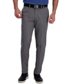 Haggar Men's Big & Tall Active Series Classic-fit Performance Stretch Dress Pants In Heather Grey