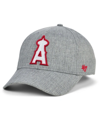 47 Brand Los Angeles Angels Flecked 2.0 Mvp Cap In Gray