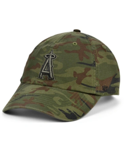 47 Brand Los Angeles Angels Regiment Clean Up Cap In Gray