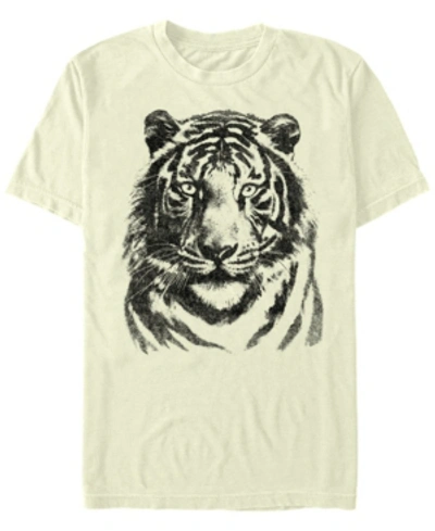 Fifth Sun Oversized Tiger Men's Short Sleeve T-shirt In Natural