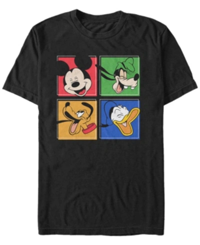 Fifth Sun Men's Mickey And Friends Short Sleeve T-shirt In Black