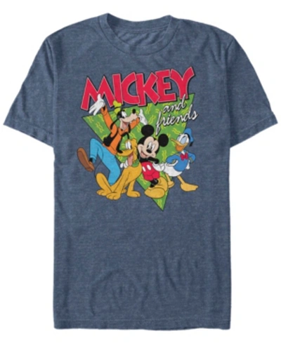 Fifth Sun Men's Funky Bunch Short Sleeve T-shirt In Navy