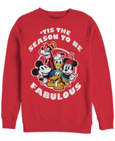 Fifth Sun Men's Fabulous Holiday Long Sleeve T-shirt In Red