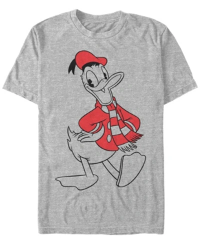 Fifth Sun Men's Donald Holiday Fill Short Sleeve T-shirt In Heather Gray