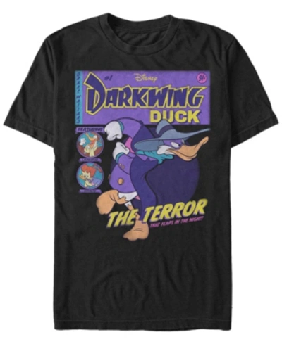 Fifth Sun Men's Darkwing Comic Short Sleeve T-shirt In Black