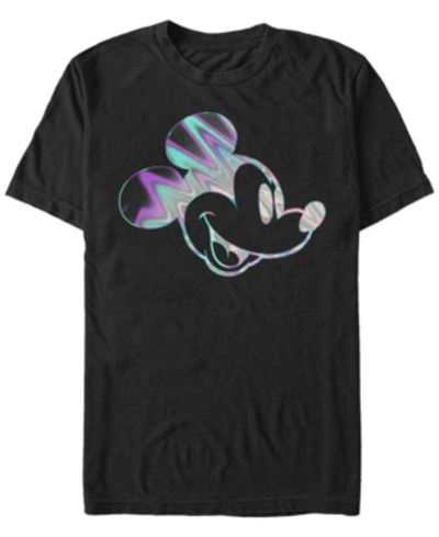 Fifth Sun Men's Neon Slick Mick Short Sleeve T-shirt In Black