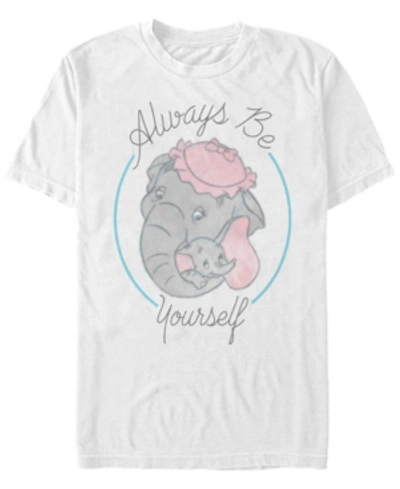 Fifth Sun Men's Mrs. Jumbo And Dumbo Short Sleeve T-shirt In White