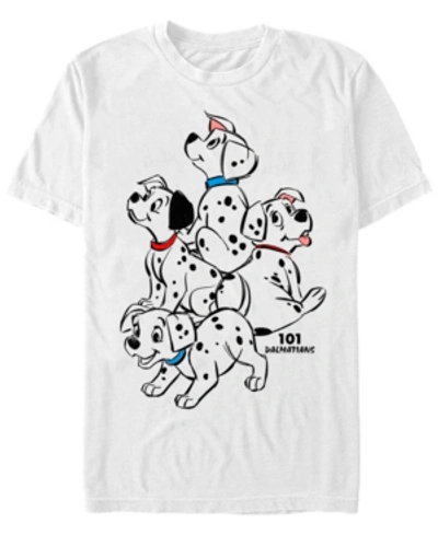 Fifth Sun Men's Big Pups Short Sleeve T-shirt In White