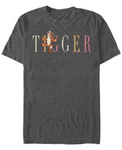 Fifth Sun Men's Tigger Fashion Short Sleeve T-shirt In Dark Gray