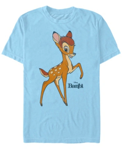 Fifth Sun Men's Big Bambi Short Sleeve T-shirt In Baby Blue
