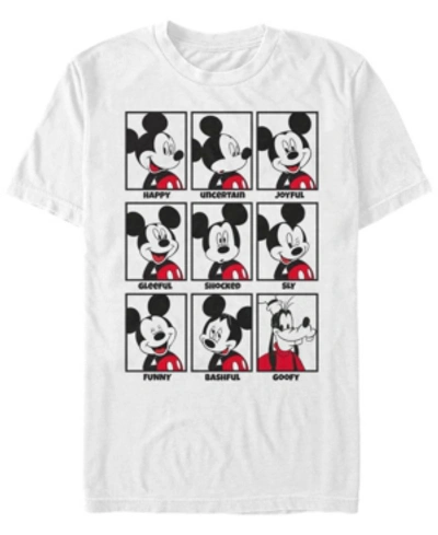 Fifth Sun Men's Mickey Mood Short Sleeve T-shirt In White