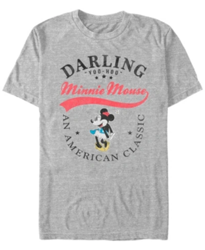 Fifth Sun Men's Classic Minnie Short Sleeve T-shirt In Heather Gray