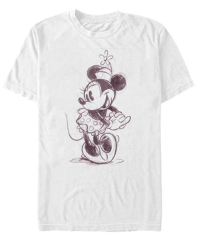 Fifth Sun Men's Sketchy Minnie Short Sleeve T-shirt In White
