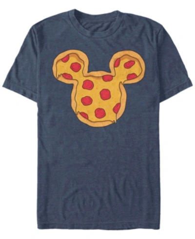 Fifth Sun Men's Mickey Pizza Ears Short Sleeve T-shirt In Navy