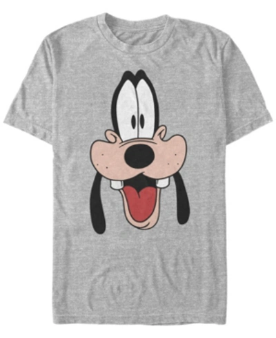 Fifth Sun Men's Goofy Dad Big Face Short Sleeve T-shirt In Heather Gray