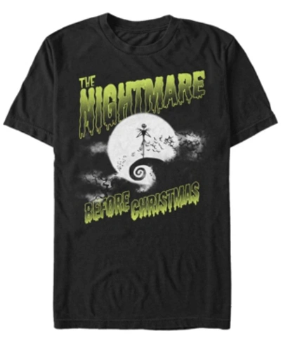 Fifth Sun Men's Spooky Nightmare Short Sleeve T-shirt In Black