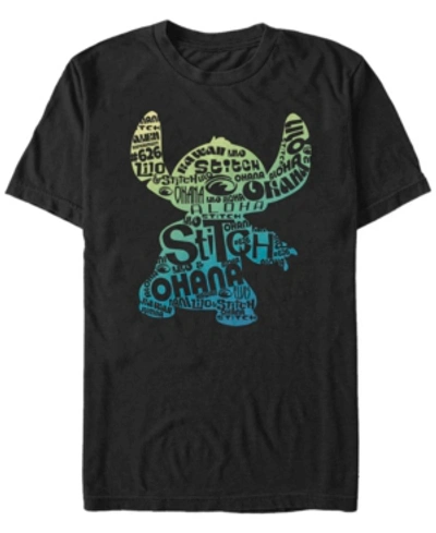 Fifth Sun Men's Stitch Fill Short Sleeve T-shirt In Black