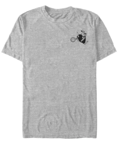 Fifth Sun Men's Vintage Line Rabbit Short Sleeve T-shirt In Heather Gray