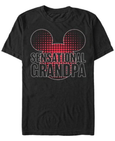 Fifth Sun Men's Sensational Grandpa Short Sleeve T-shirt In Black