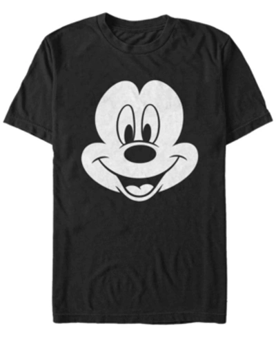 Fifth Sun Men's Big Face Mickey Short Sleeve T-shirt In Black