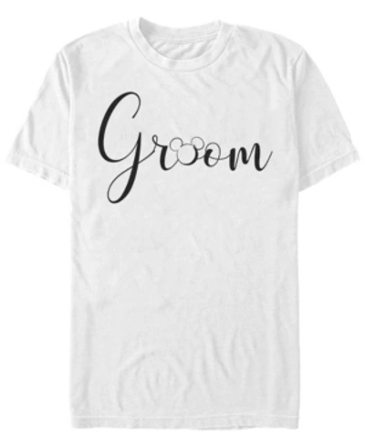 Fifth Sun Men's Disney Groom Short Sleeve T-shirt In White