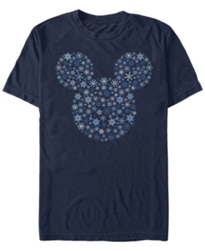 Fifth Sun Men's Mickey Snow Short Sleeve T-shirt In Navy
