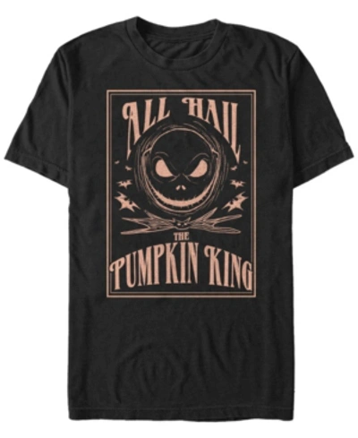 Fifth Sun Men's Hail The Pumpkin King Short Sleeve T-shirt In Black