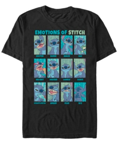 Fifth Sun Men's Stitch Emotion Short Sleeve T-shirt In Black