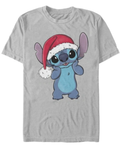Fifth Sun Men's Santa Hat Stitch Short Sleeve T-shirt In Silver