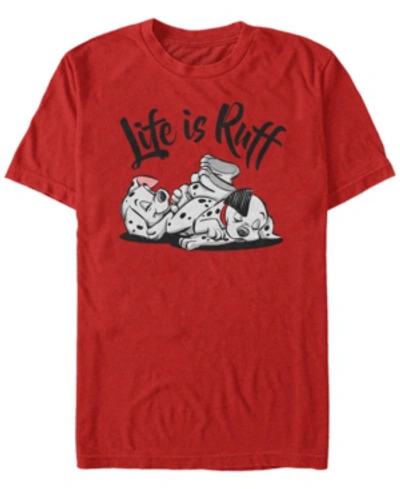 Fifth Sun Men's Life Ruff Short Sleeve T-shirt In Red