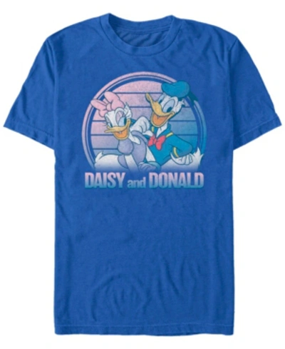 Fifth Sun Men's Daisy And Donald Short Sleeve T-shirt In Royal Blue