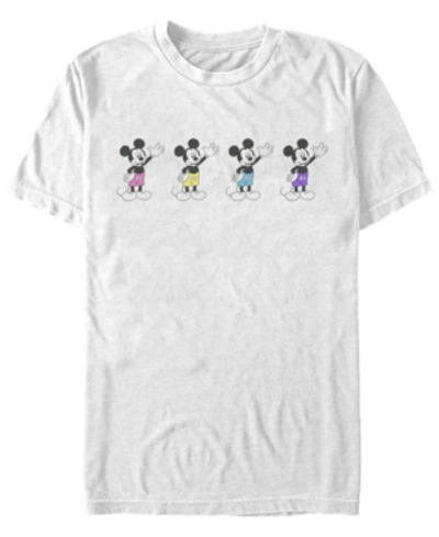 Fifth Sun Men's Neon Pants Short Sleeve T-shirt In White