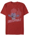 Fifth Sun Men's Unstoppable Stitch Short Sleeve T-shirt In Red
