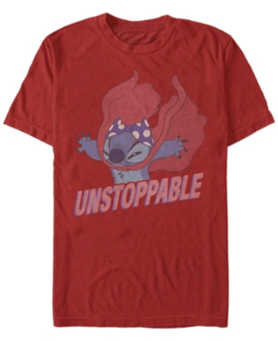 Fifth Sun Men's Unstoppable Stitch Short Sleeve T-shirt In Red