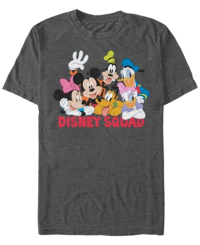 Fifth Sun Men's Disney Squad Short Sleeve T-shirt In Dark Gray