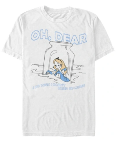 Fifth Sun Men's Dear Tears Short Sleeve T-shirt In White